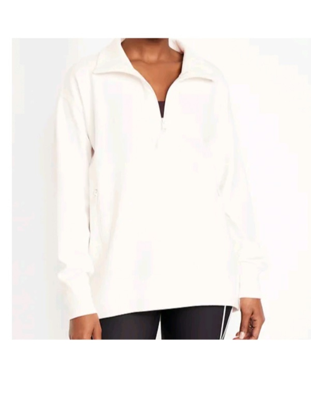 Old Navy Active Dynamic fleece lightweight pullover quarter zip sweatshirt